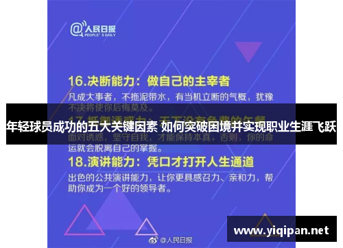 年轻球员成功的五大关键因素 如何突破困境并实现职业生涯飞跃