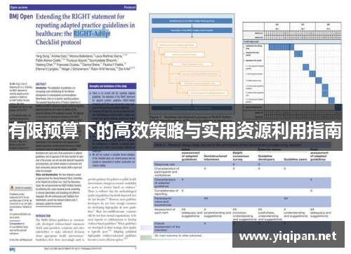 有限预算下的高效策略与实用资源利用指南